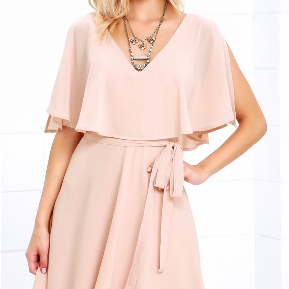 Butterfly With Me Peach Dress - Picture 2 of 9